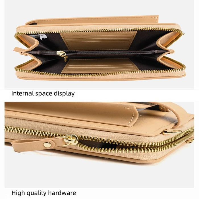 Floral Single Shoulder Cell Phone Bag For Women