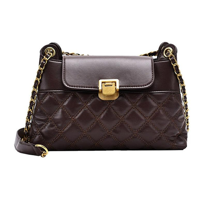 Versatile Rhombic Chain Crossbody Bag For Women