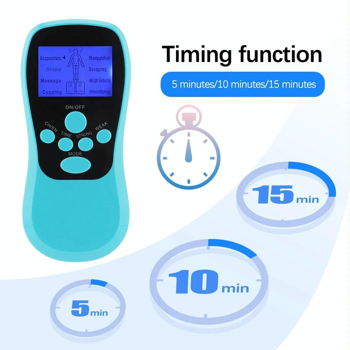 Blue Low Frequency Pulse Meridian Massage Instrument