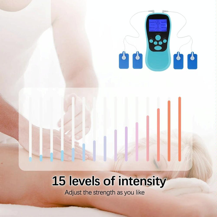 Blue Low Frequency Pulse Meridian Massage Instrument