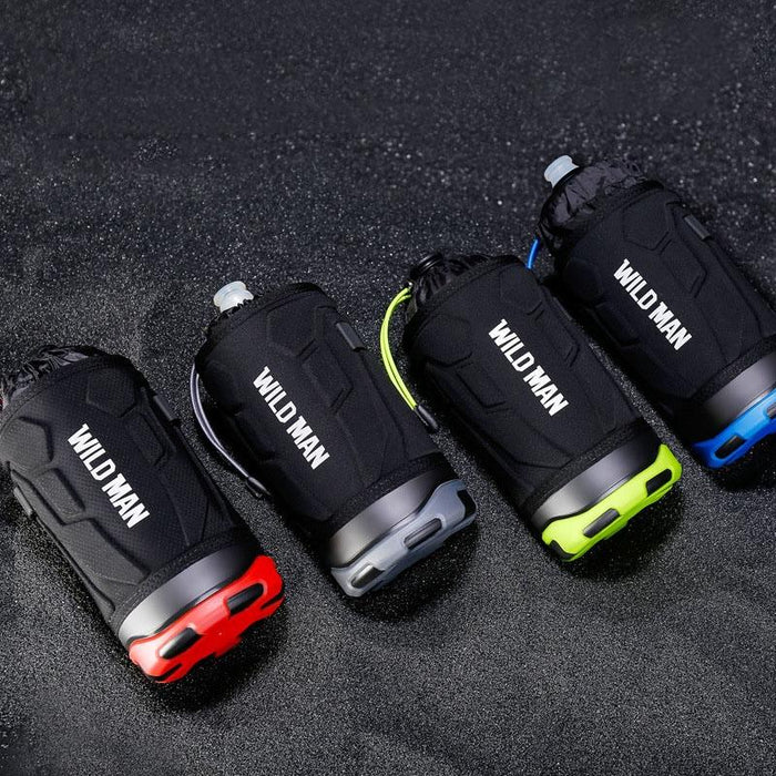 1L Bike Water Bottle Bag With Tool Kit For Scooter Handlebars Black/Green