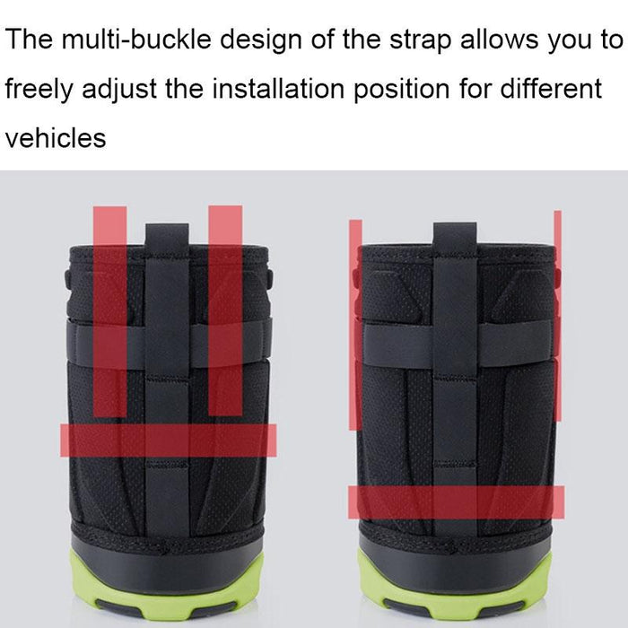 1L Bike Water Bottle Bag With Tool Kit For Scooter Handlebars Black/Green