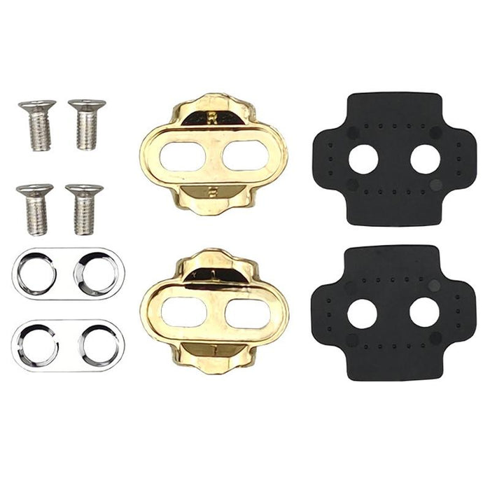 10Pc Bike Pedal Locking Plate Set Brass Accessories