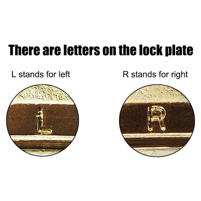 10Pc Bike Pedal Locking Plate Set Brass Accessories