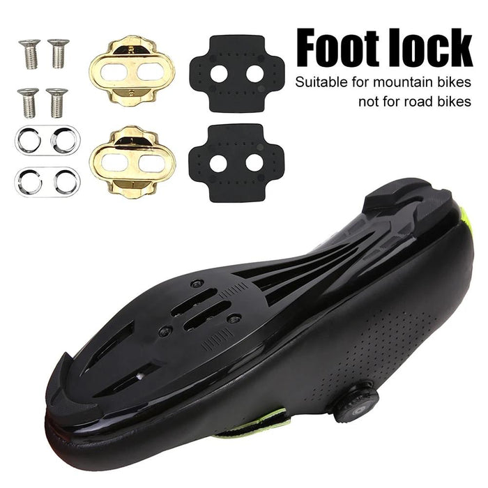 10Pc Bike Pedal Locking Plate Set Brass Accessories