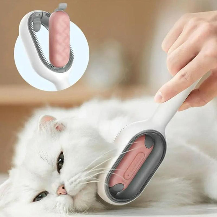 Water Tank Hair Removal Comb For Long Haired Cats Blue