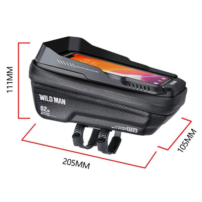 1L Hard Shell Bike Front Bag Waterproof