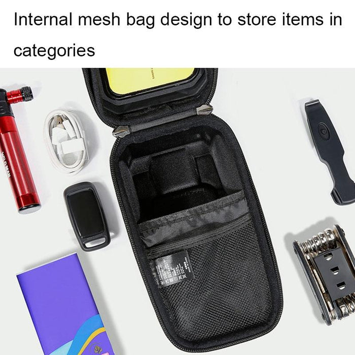 1L Hard Shell Bike Front Bag Waterproof