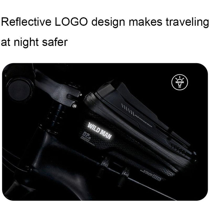 1L Hard Shell Bike Front Bag Waterproof