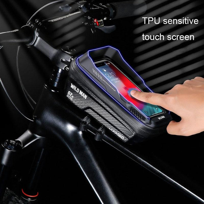 1L Hard Shell Bike Front Bag Waterproof