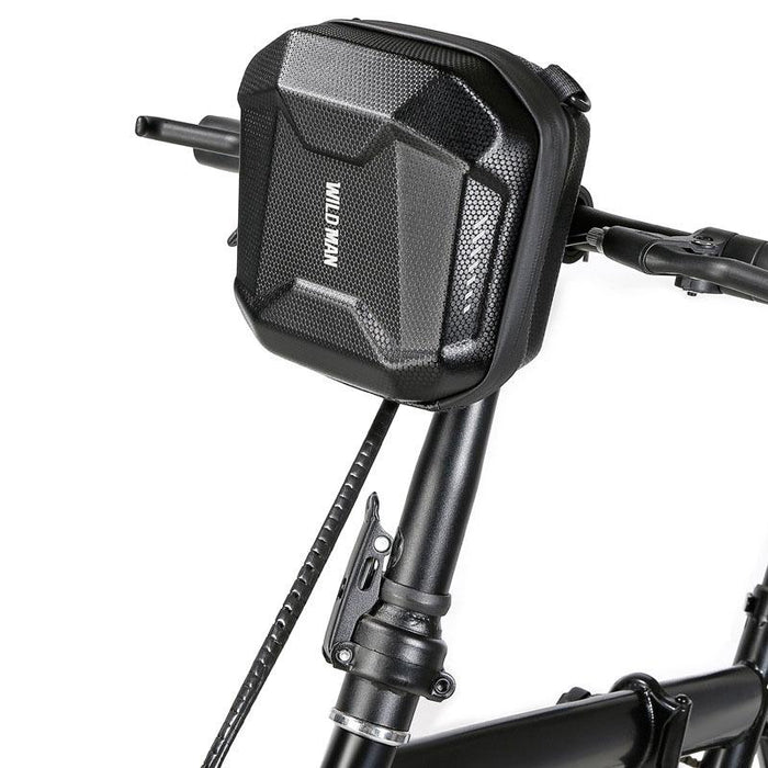 2L Hard Shell Bike Front Bag Waterproof & Multifunctional