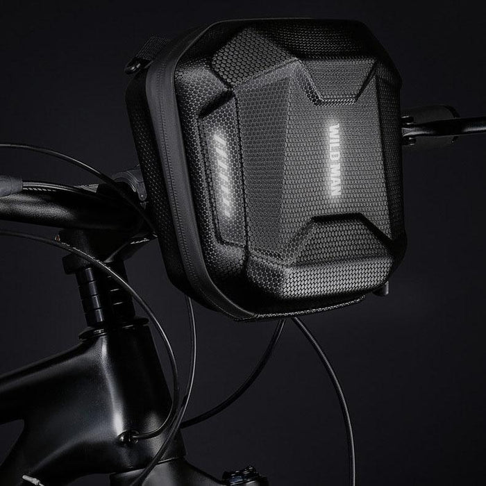 2L Hard Shell Bike Front Bag Waterproof & Multifunctional