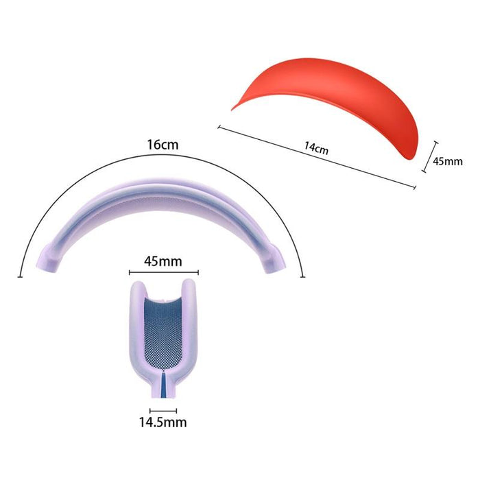 For Airpods Max Headphones 4-In-1 Silicone Replacement Cover Kit