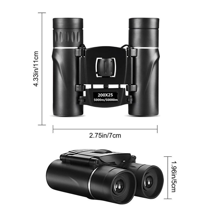 Hd Powerful Folding Binoculars For Hunting Outdoor Camping