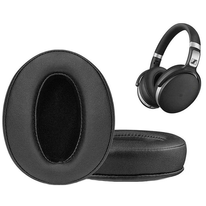 2Pcs For Sennheiser Hd4.50Btnc Wireless Headset Sponge Cover Replacement Earmuffs - Black Mesh