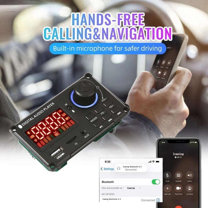 12V 100W Bluetooth Power Amp Board W / Recording