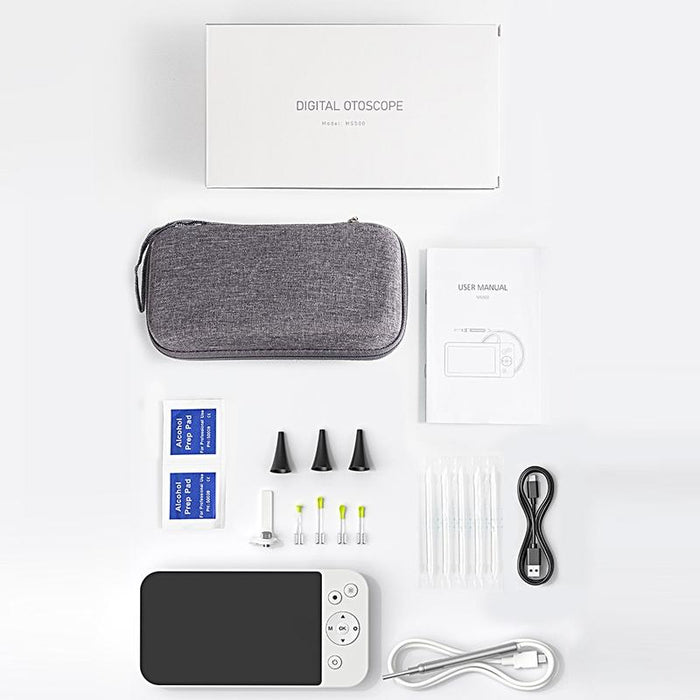 5 Inch Hd Ear Pickers With Illuminated Screen 3.9Mm Diameter