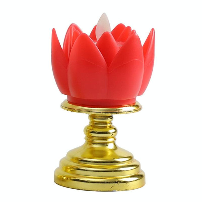 Lotus Lamp Buddha Offering Light Led Electronic Candle