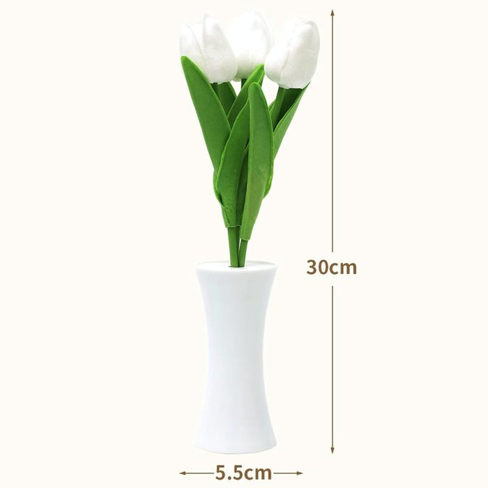1.5V Tulip Led Night Light Flower Ambient Lamp