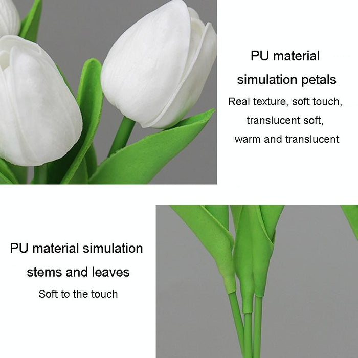 1.5V Tulip Led Night Light Flower Ambient Lamp