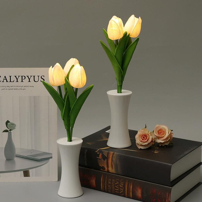 1.5V Tulip Led Night Light Flower Ambient Lamp