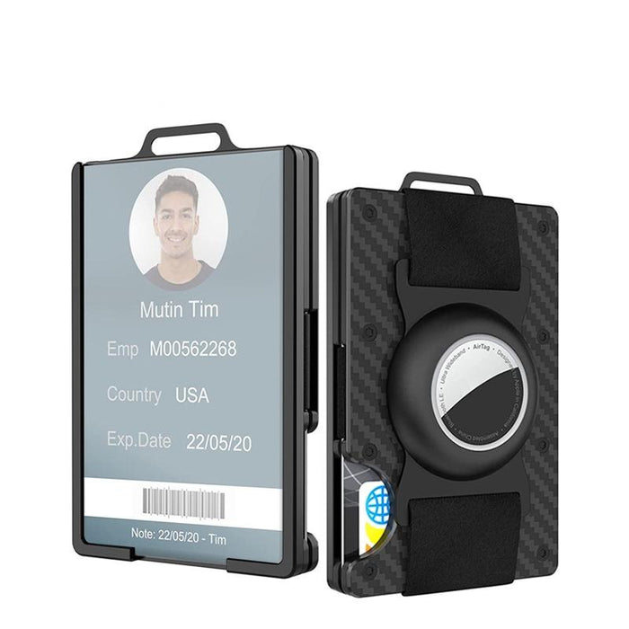 Transparent Aluminum Card Holder For Men