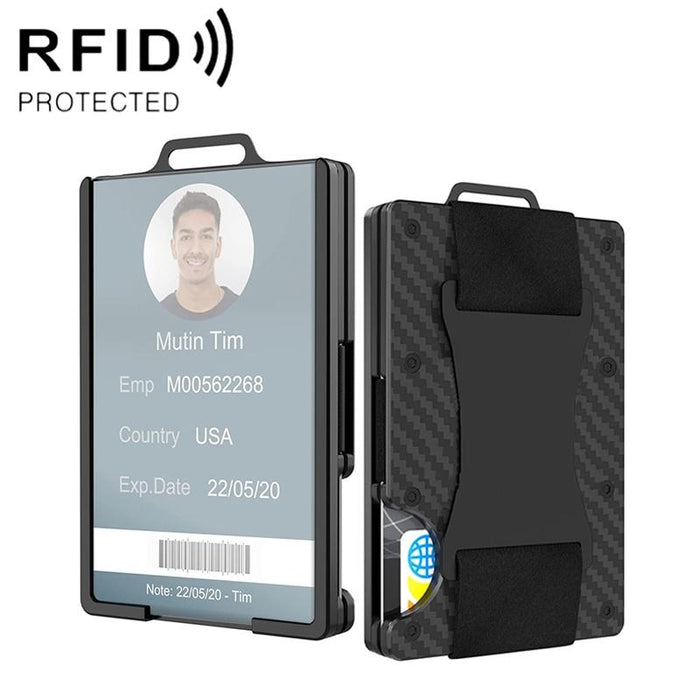 Transparent Aluminum Card Holder For Men