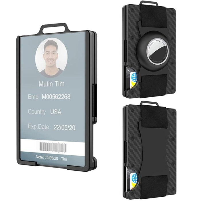 Transparent Aluminum Card Holder For Men