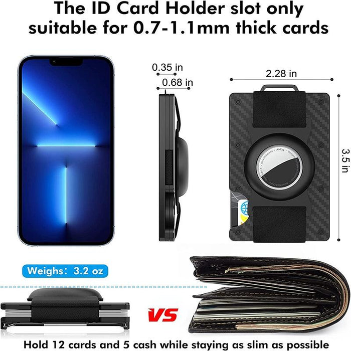 Transparent Aluminum Card Holder For Men