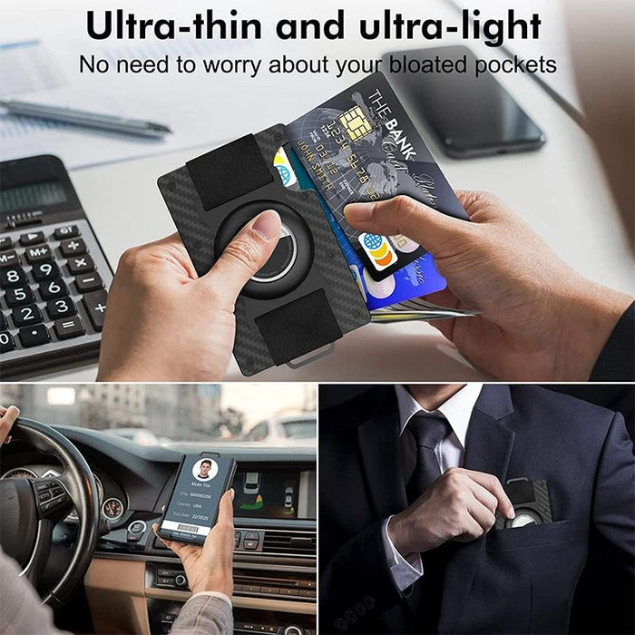 Transparent Aluminum Card Holder For Men