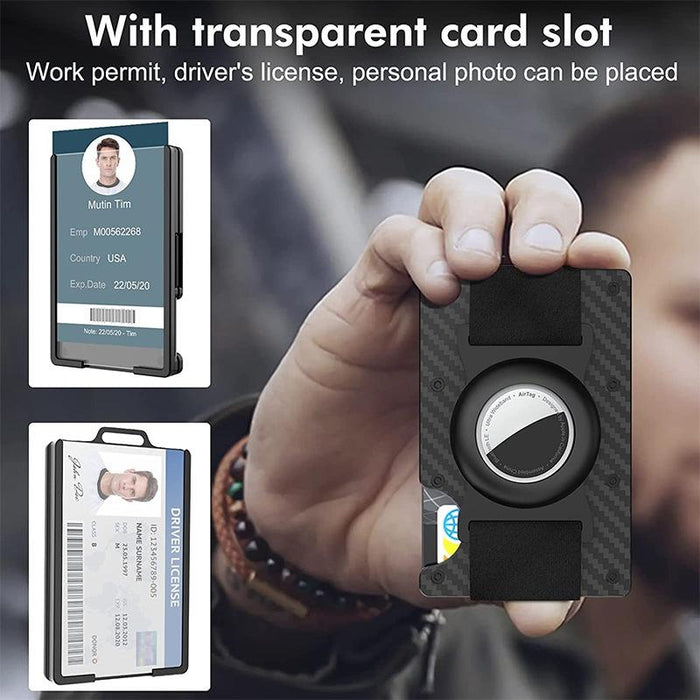 Transparent Aluminum Card Holder For Men