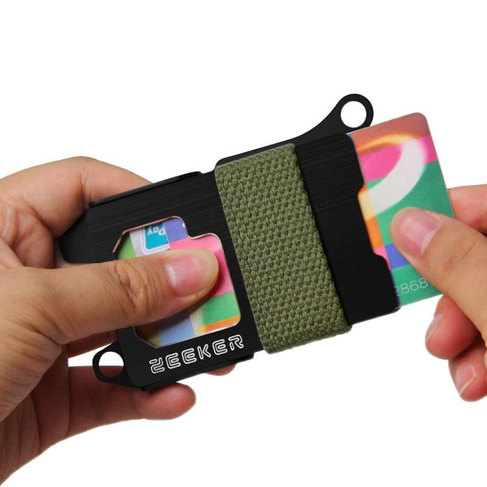 Rfid Metal Card Holder Compact Edc Wallet