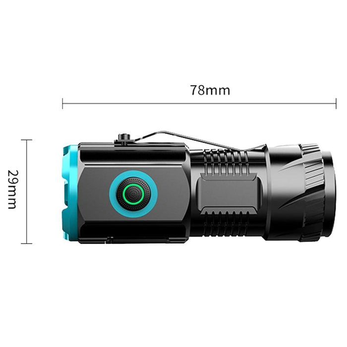 Portable Dual Light Hat Clip No Battery