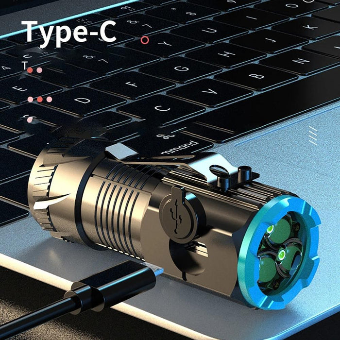 Portable Dual Light Hat Clip No Battery