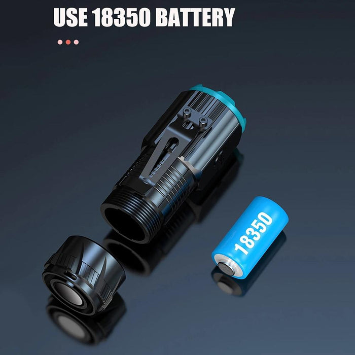 Portable Dual Light Hat Clip No Battery