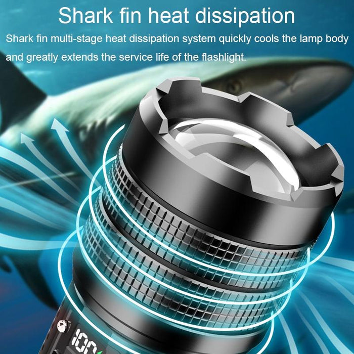 Zoomable White Laser Flashlight Long Range