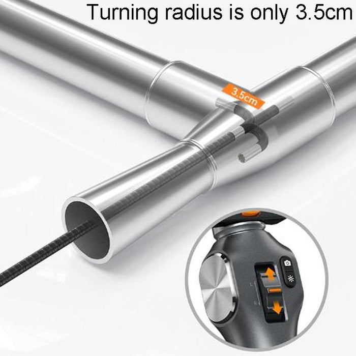 8.5Mm Lens Hd 5 Inch Large Screen 360 Degree Dual Steering Borescope Industrial Componeoverhaul