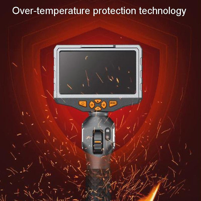 8.5Mm Lens Hd 5 Inch Large Screen 360 Degree Dual Steering Borescope Industrial Componeoverhaul