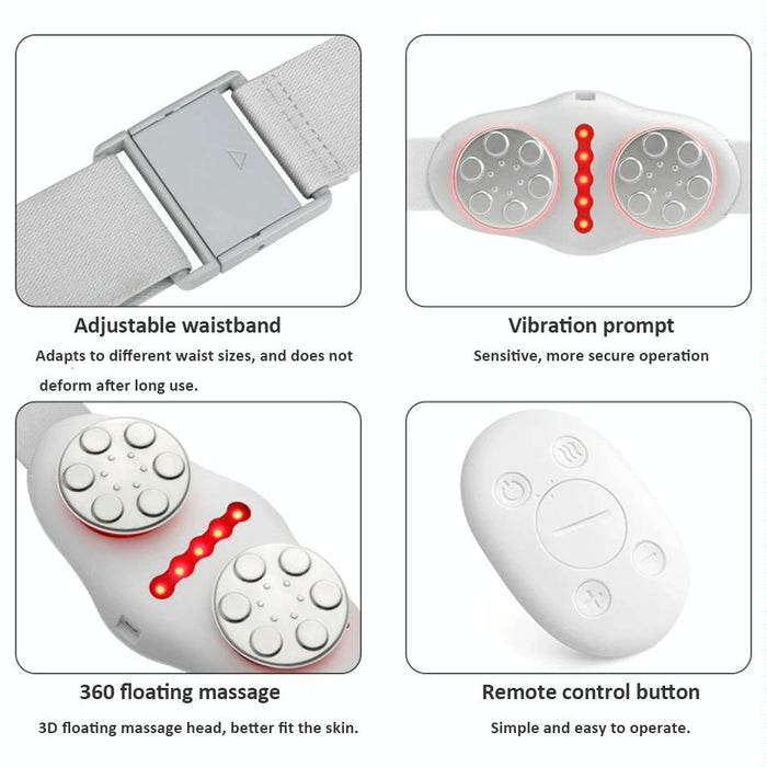 Multifunctional Lumbar Massager With Hot Compress And Voice Broadcast