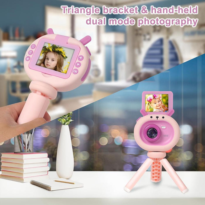 2.4 Inch Flip-Screen 1080P Hd Kids Camera  &  Stand
