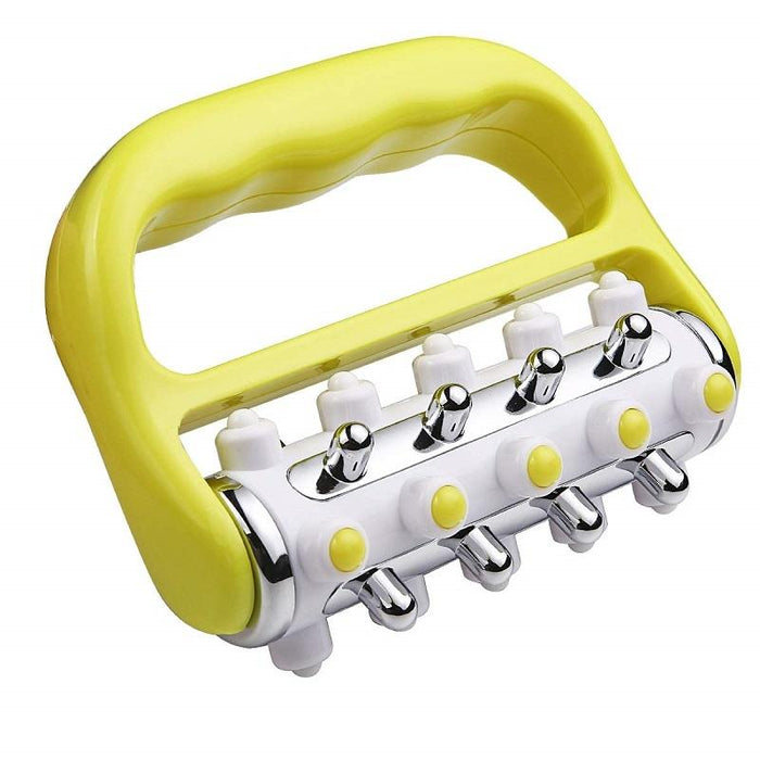 Curved Handheld Roller Massager 5 Rows Soothing Relief