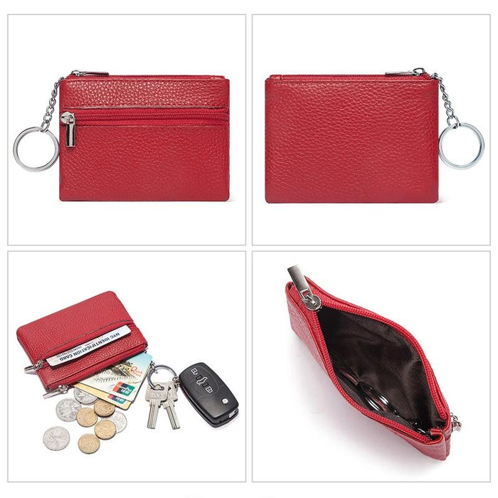 2010 Ladies Leather Mini Wallet Portable Coin Purse And Card Holder Size L