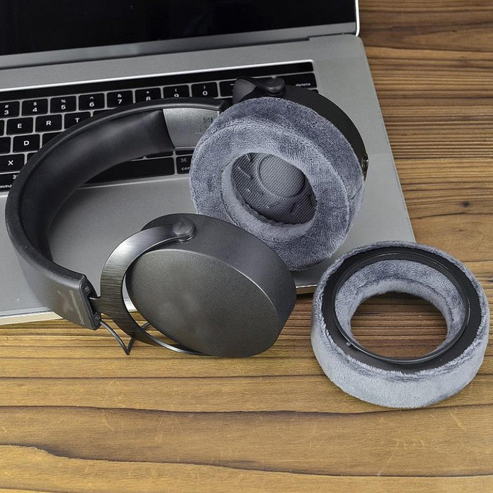 1Pair For Beyerdynamic Dt700 Prox Dt900 Prox Headphone Covers - Gray Original Thick Flannel