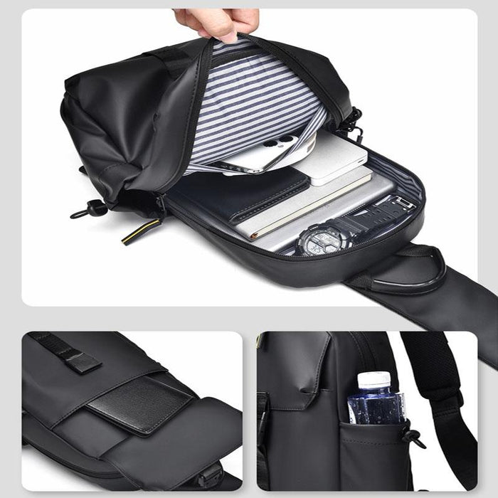 2023 Large Capacity Waterproof Crossbody Chest Bag For Cycling & Sports