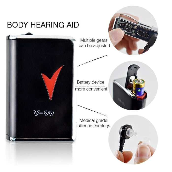 V99 Sound Amplifier Aid For Hearing Earphone