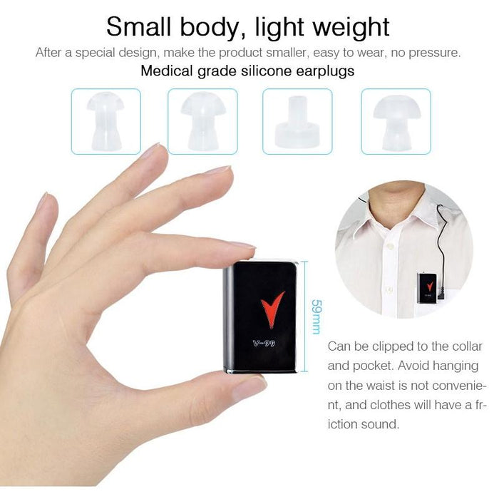V99 Sound Amplifier Aid For Hearing Earphone