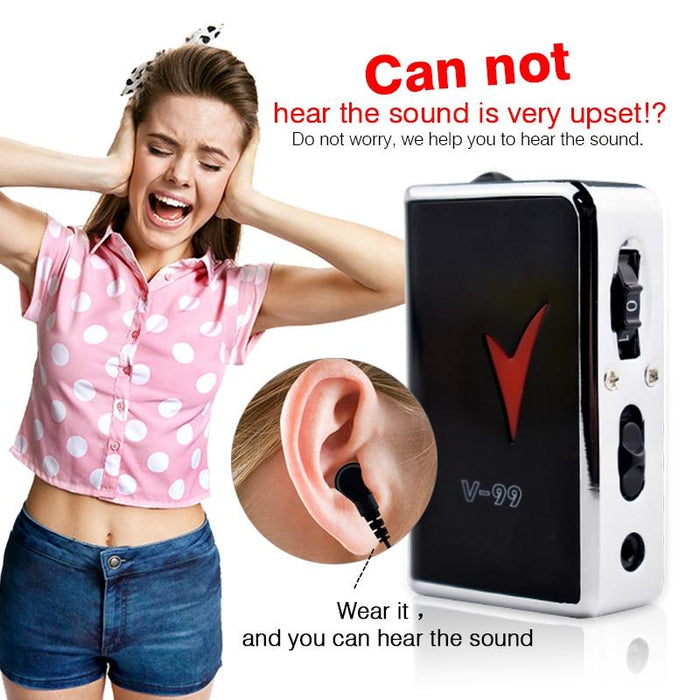 V99 Sound Amplifier Aid For Hearing Earphone