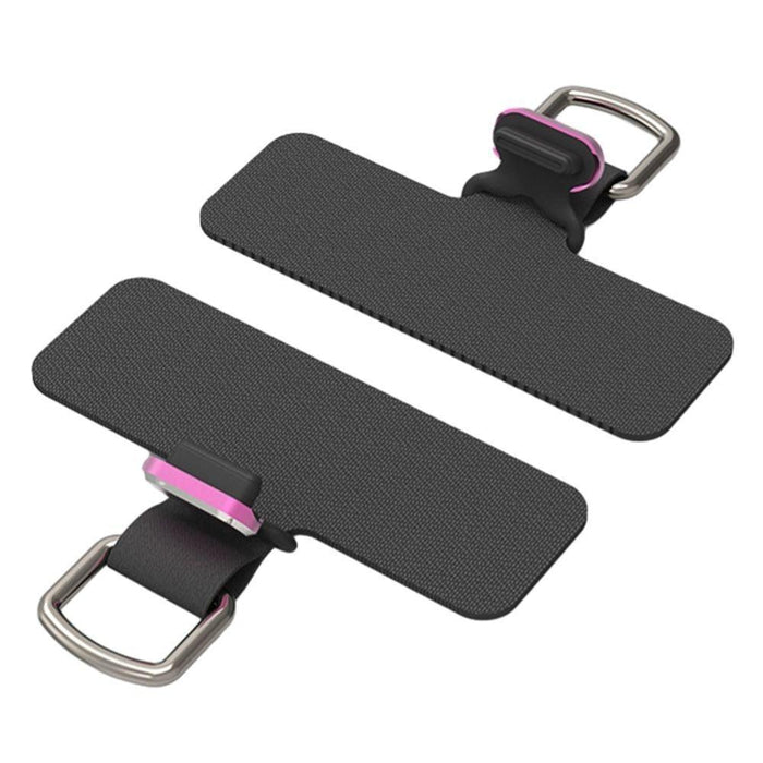 2 In 1 Phone Charger Dust Plug + Lanyard Set Black