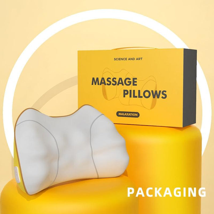 Portable Lumbar And Neck Massager For Car Gray Charging Model