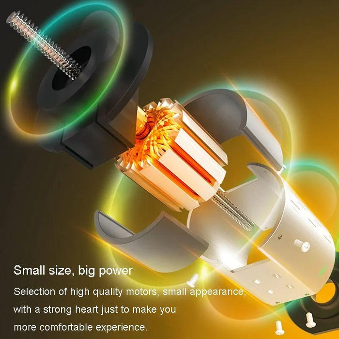 Portable Lumbar And Neck Massager For Car Gray Charging Model